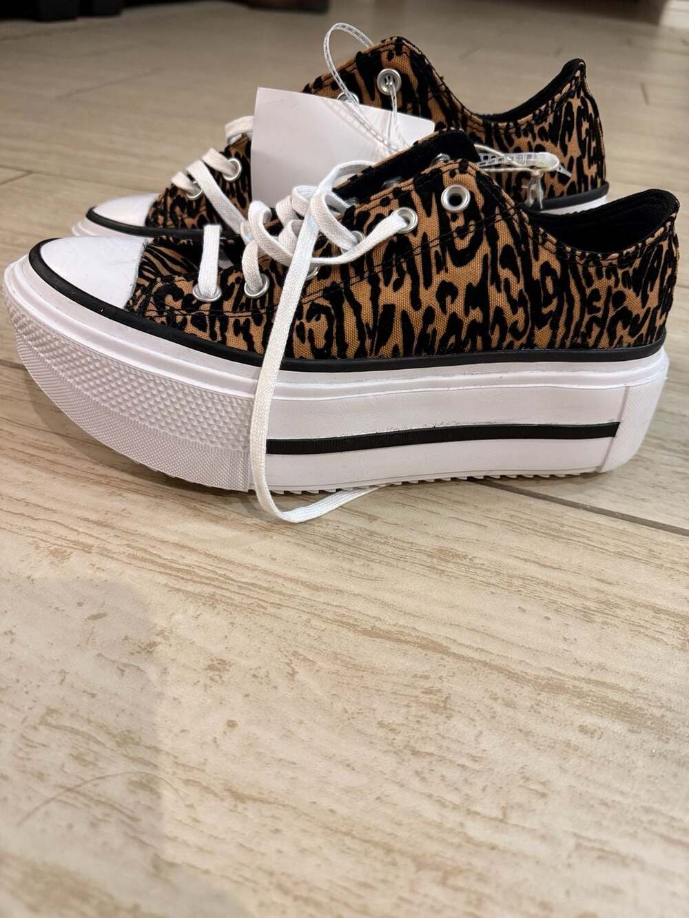 Chuck Taylor All Star Lift Double Stack Platform Leopard